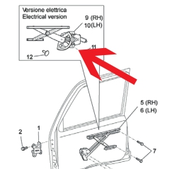 Window lifter left electrically